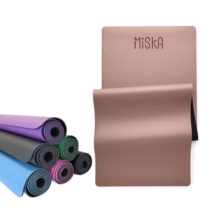Yoga Fitness Logo Design - ヨガマット カスタムロゴ 環境に優しい 滑り止め 高品質 カスタムデザイン