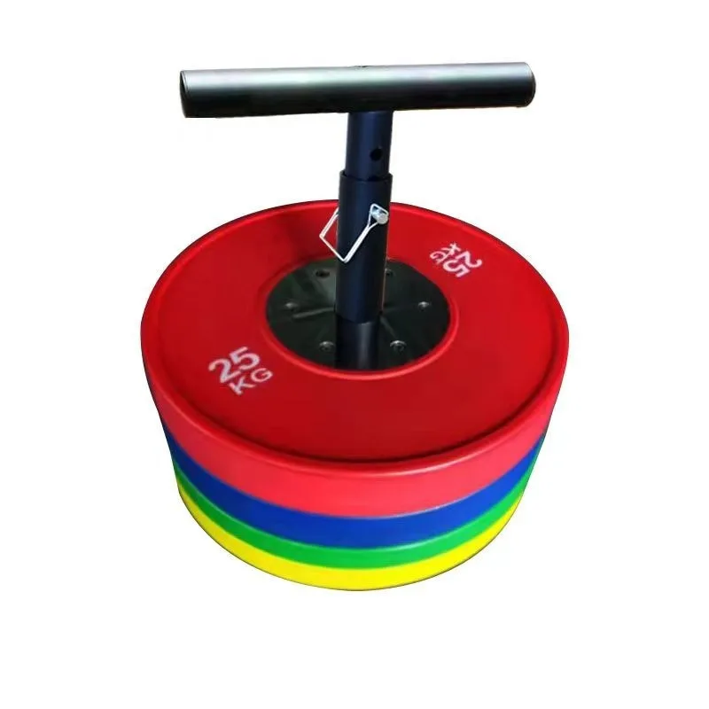 Kettlebell - 調整可能なT型ケトルベルハンドルウェイトヒップトレーナーホームジムフィットネス機器調整可能なダンベルバーベルセット