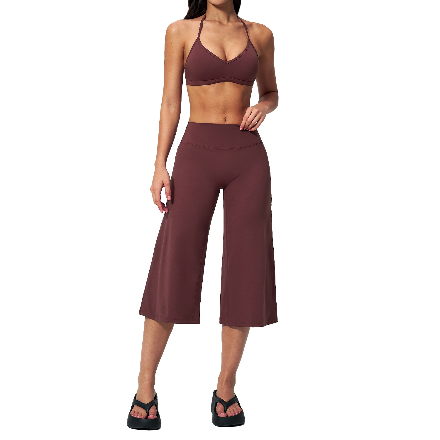 カスタムロゴ入りレディースヨガ高級スポーツブラ（耐衝撃）、速 - Yoga Fitness Outfit のレビューと価格