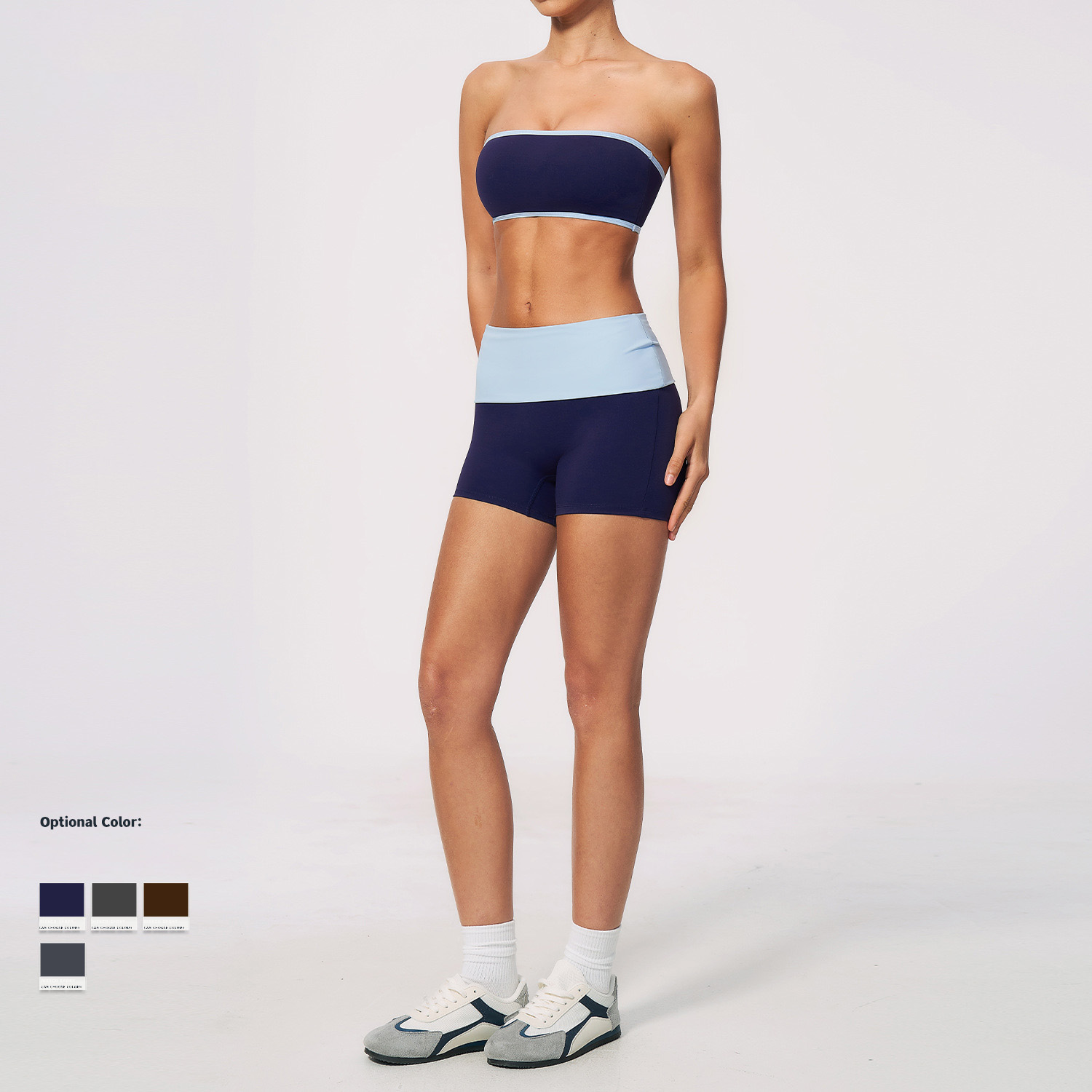 女性用ナイロン製ツーピースフィットネススポーツセット ワーク - Yoga Fitness Outfit のレビューと価格
