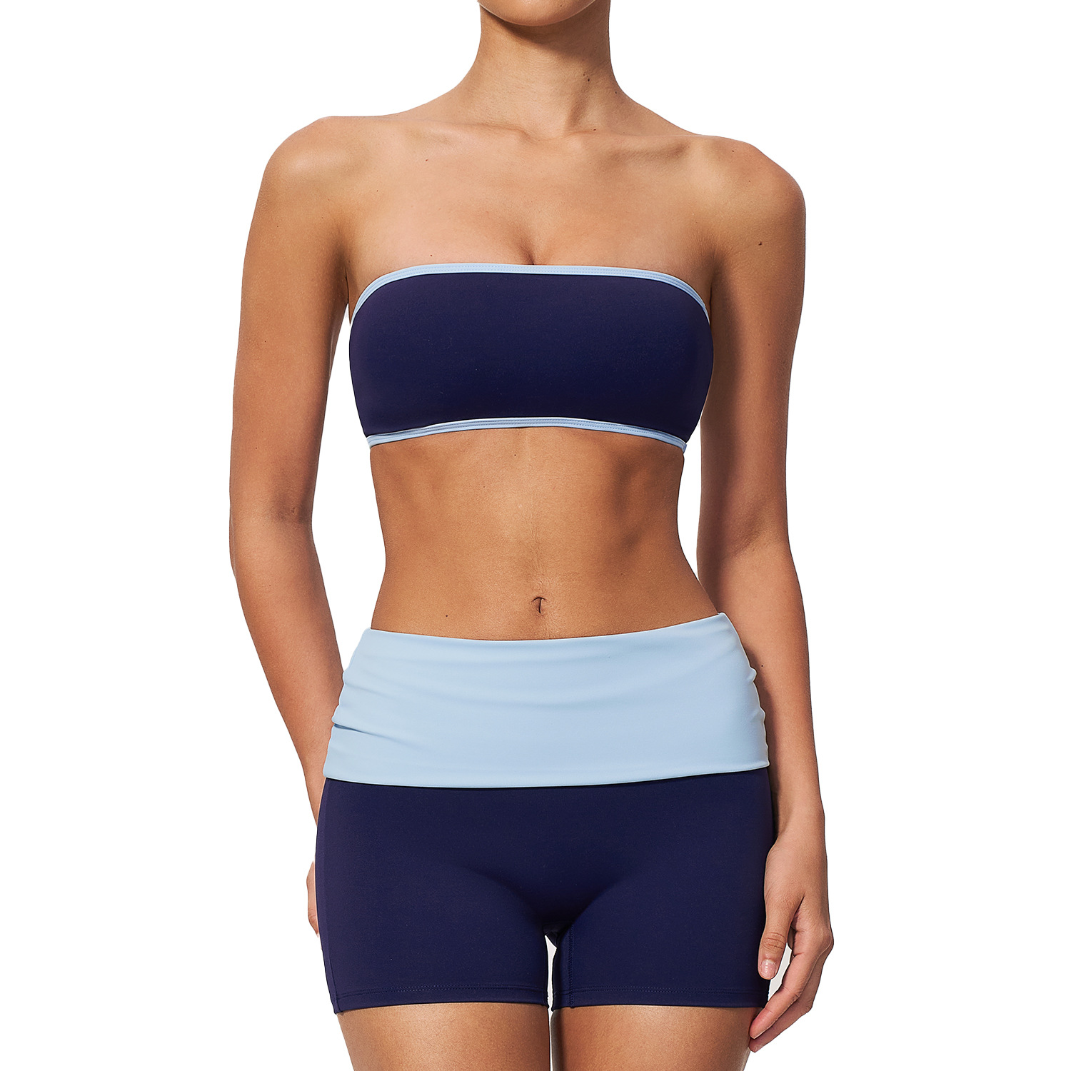 女性用ナイロン製ツーピースフィットネススポーツセット ワーク - Yoga Fitness Outfit のレビューと価格
