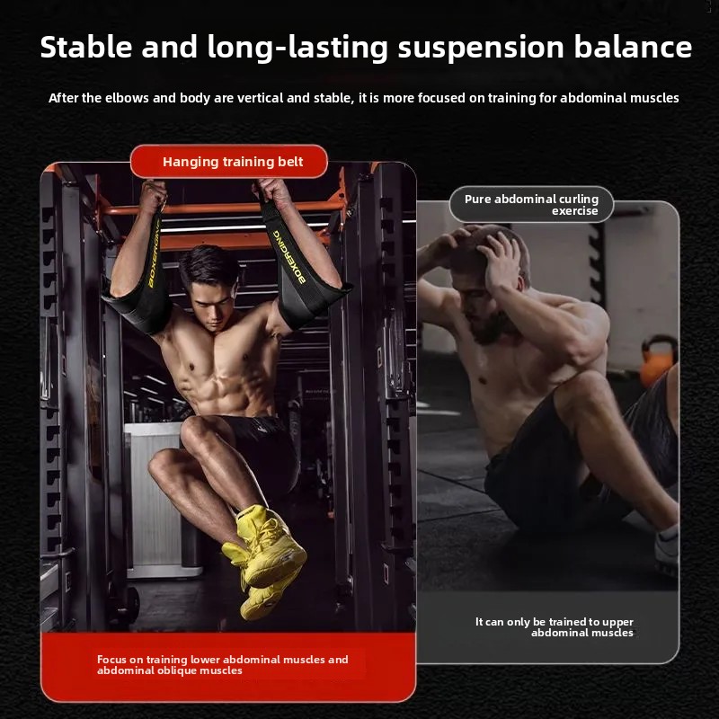1 ペアフィットネス腹筋ベルトぶら下げ AB スリングストラ - Suspension Trainer Trx のレビューと価格
