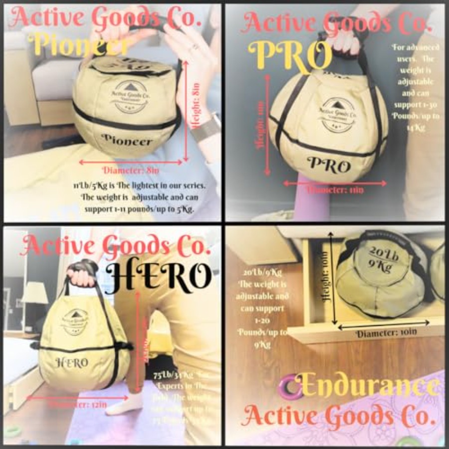 フィットネスワークアウト用ケトルベルサンドバッグ：耐久性のあ - Kettlebell のレビューと価格