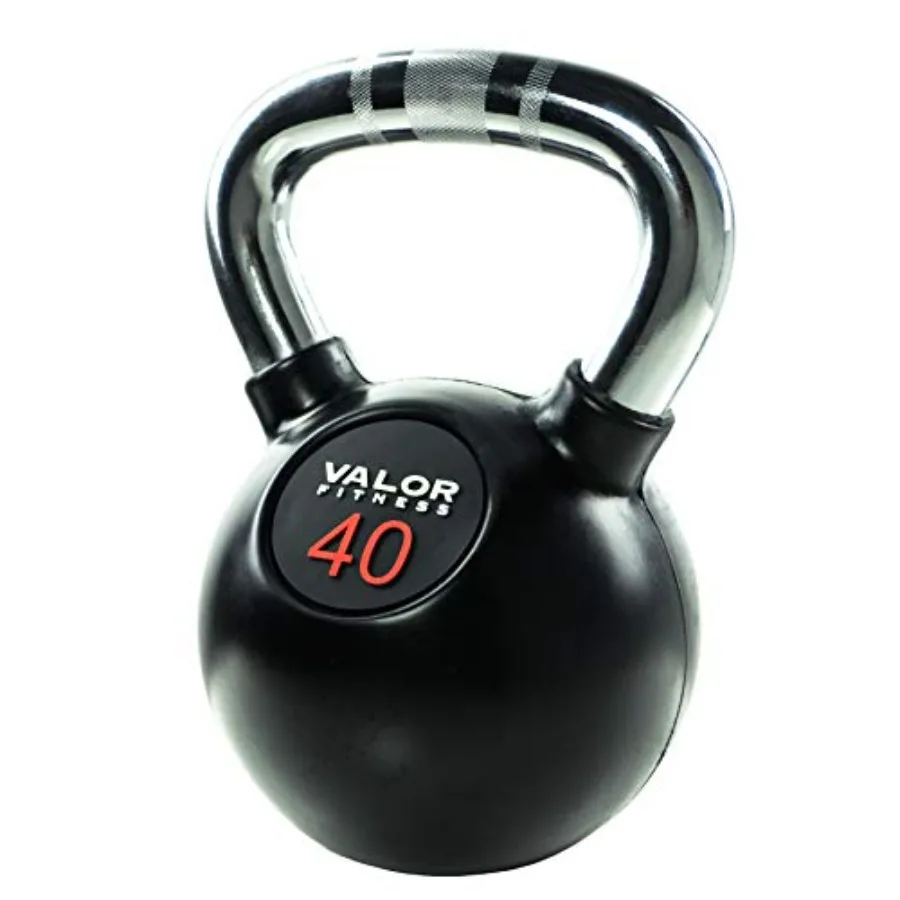 クロムケトルベル 40ポンド ホームジム用 ラバーコーティン - Kettlebell のレビューと価格