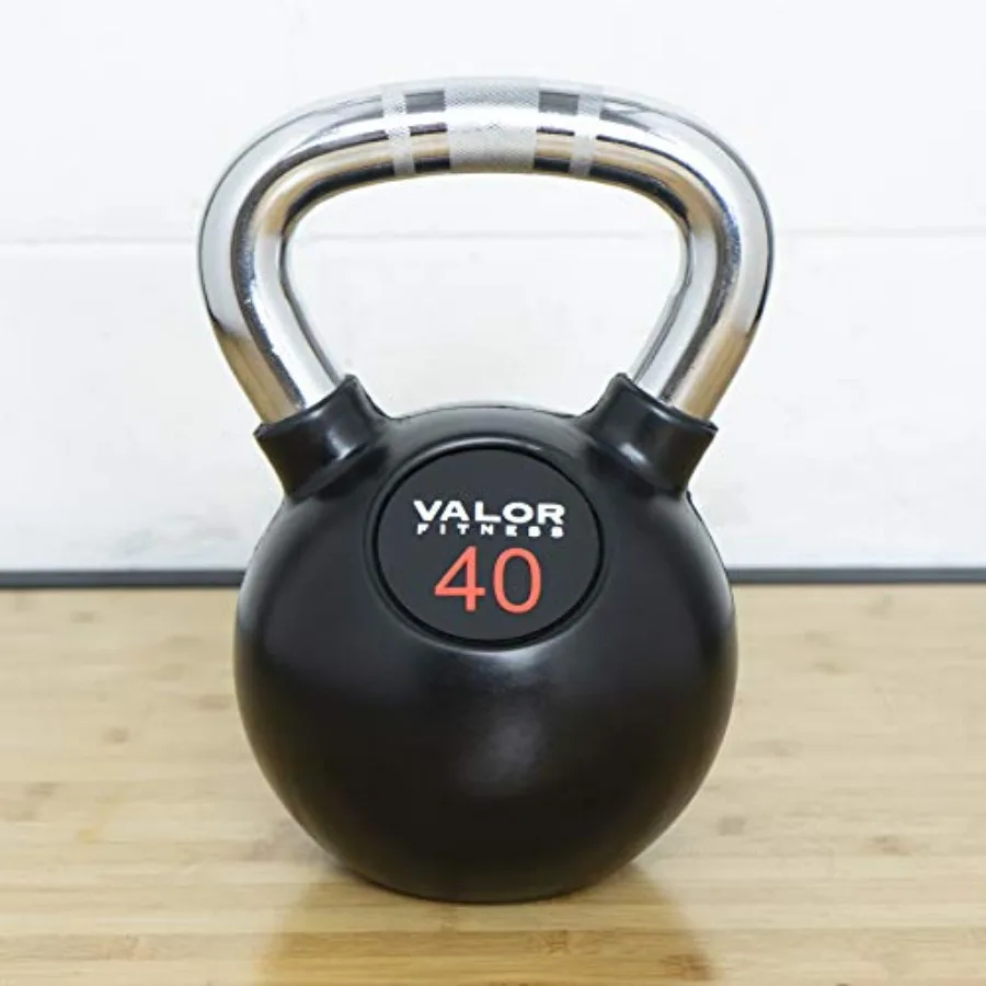 クロムケトルベル 40ポンド ホームジム用 ラバーコーティン - Kettlebell のレビューと価格