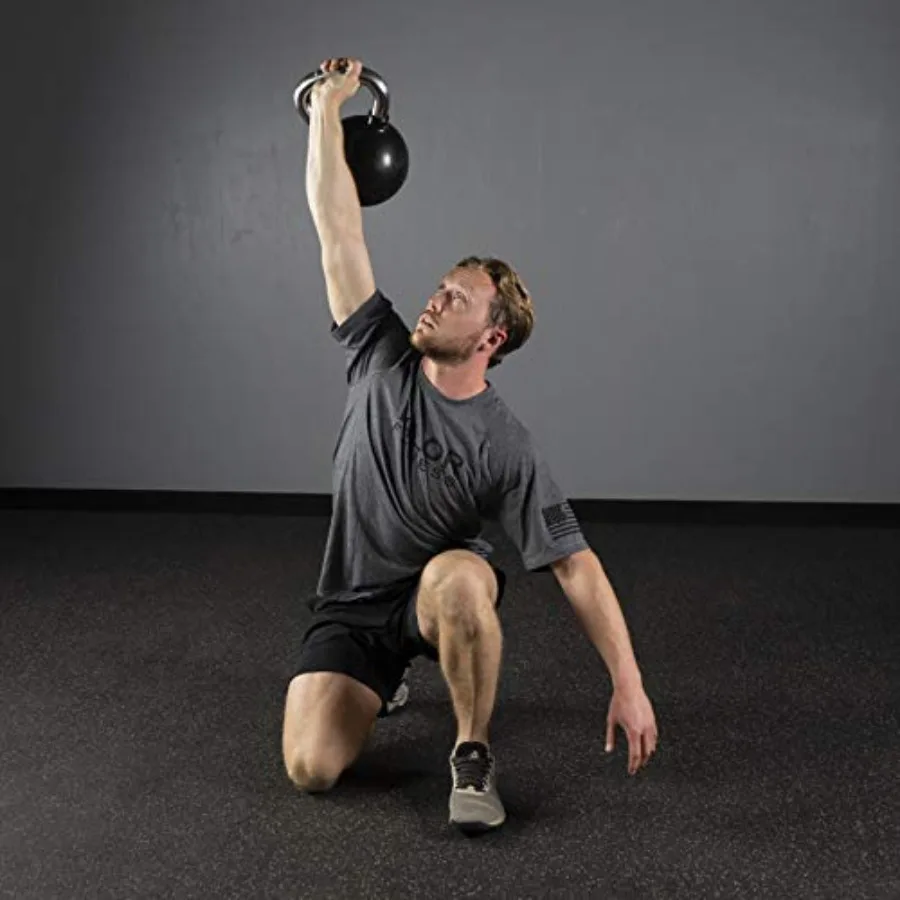 クロムケトルベル 40ポンド ホームジム用 ラバーコーティン - Kettlebell のレビューと価格