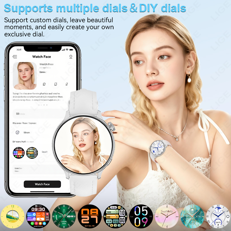 LIGE スポーツスマートウォッチ 女性用 ワイヤレス通話  - Oxygen Yoga & Fitness Yorkdale Reviews のレビューと価格