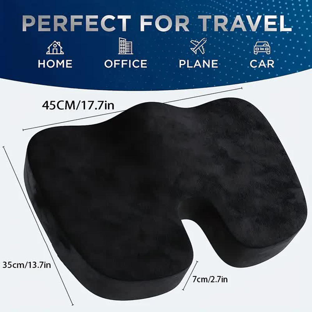 トラベルシートクッション メモリーフォーム U字型枕 椅子ク - Hip Thrust Pad のレビューと価格