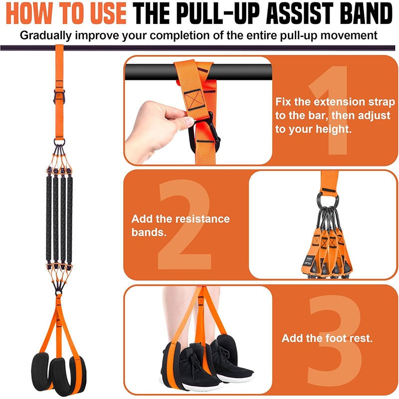 懸垂補助バンドセット 懸垂用抵抗ストラップ 男性用 女性用  - Suspension Trainer Trx のレビューと価格