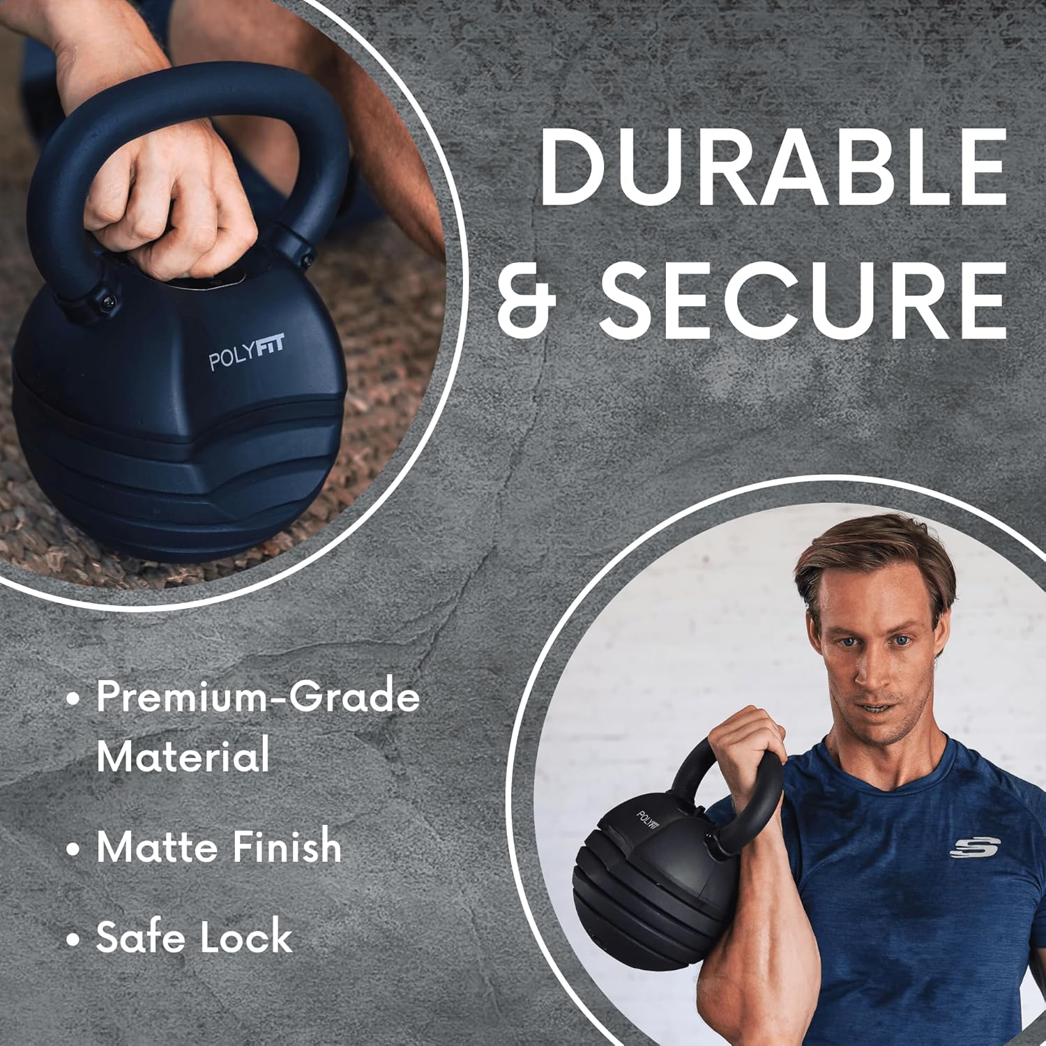 ホームジムポリフィット調整可能ケトルベルセット、色は記載され - Kettlebell のレビューと価格