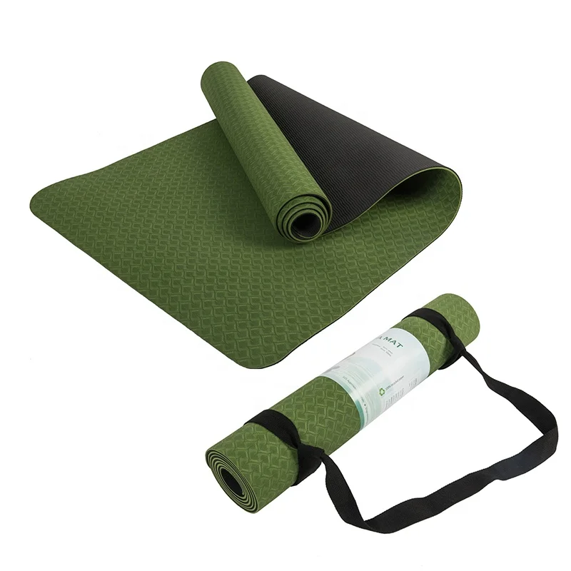 6mm グリーンブラック カスタムロゴデザインプリント ソフ - Yoga Fitness Logo Design のレビューと価格