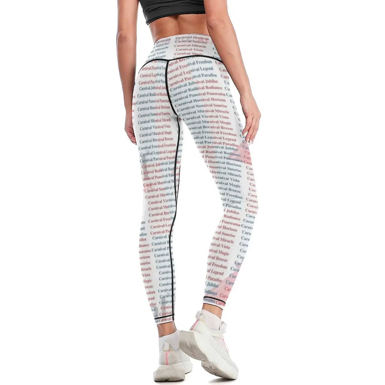 カーニバルシップネームズレギンス、女性用ワークアウトウェア、 - Yoga Fitness Name のレビューと価格